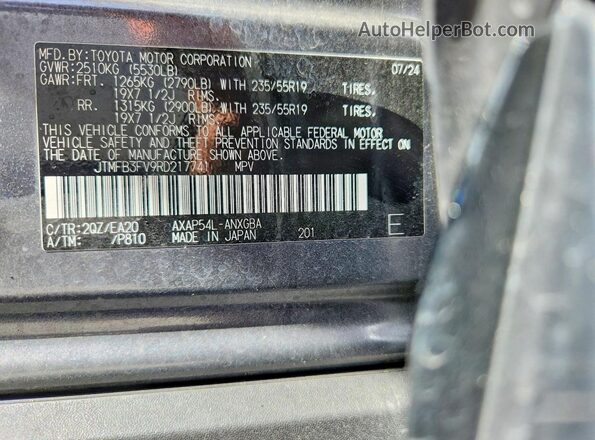 JTMFB3FV9RD217741 2024 TOYOTA RAV4 Black Widok komory silnika