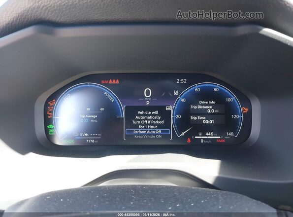 JTMFB3FV9SD281459 2025 TOYOTA RAV4 PLUG-IN HYBRID Dark Blue Հետևի նստատեղերի տեսք