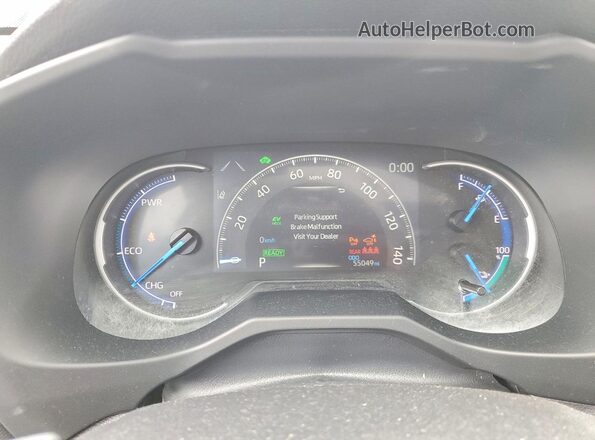 JTMFB3FVXMD060407 2021 TOYOTA RAV4 Gray Instrument cluster view