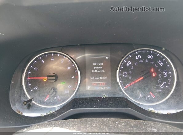 JTMG1RFV1KJ003036 2019 TOYOTA RAV4 Gray უკანა სავარძლების ხედი