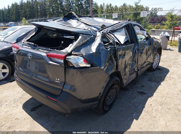 JTMG1RFV1KJ003036 2019 TOYOTA RAV4 Gray უკანა მარჯვენა