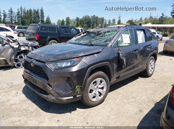 JTMG1RFV1KJ003036 2019 TOYOTA RAV4 Gray წინა მარცხენა ხედი სამი მეოთხედიდან