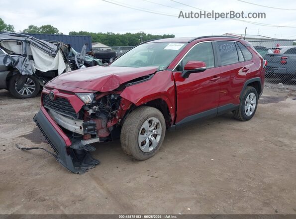 JTMG1RFV4MD071459 2021 TOYOTA RAV4 Red Front left