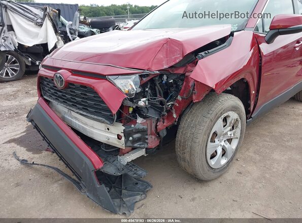 JTMG1RFV4MD071459 2021 TOYOTA RAV4 Red Front view