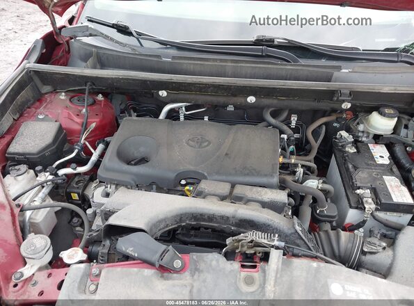 JTMG1RFV4MD071459 2021 TOYOTA RAV4 Red Rear view
