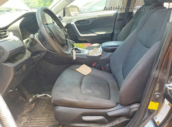 JTMG1RFV8KJ011196 2019 TOYOTA RAV4 Серый Вид салона спереди