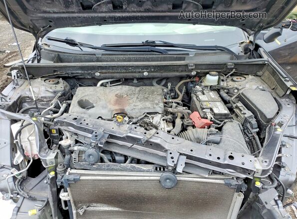 JTMG1RFV8KJ011196 2019 TOYOTA RAV4 Серый Вид задней части салона