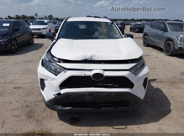 JTMH1RFV0KJ009530 2019 TOYOTA RAV4 White Instrument cluster view
