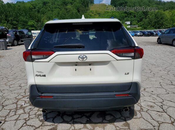 JTMH1RFV1KD503720 2019 TOYOTA RAV4 White Widok z tyłu