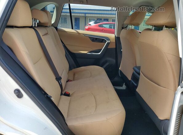 JTMH1RFV1KD503720 2019 TOYOTA RAV4 White Widok wnętrza z tyłu