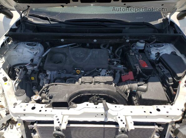 JTMH1RFV1MD071925 2021 TOYOTA RAV4 White Вид підкапотного простору