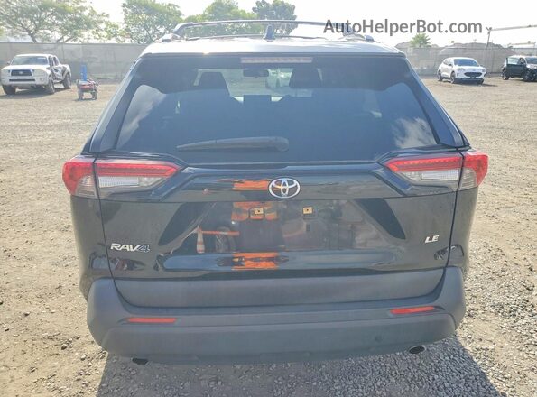 JTMH1RFV3KD009648 2019 TOYOTA RAV4 Black უკანა ხედი