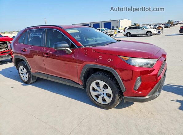 JTMH1RFV4KD006631 2019 TOYOTA RAV4 Красный Передняя правая четверть