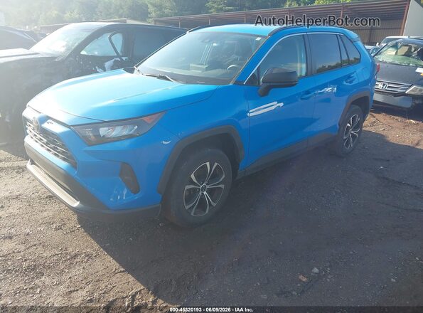 JTMH1RFV4MD067061 2021 TOYOTA RAV4 Blue წინა მარცხენა ხედი სამი მეოთხედიდან