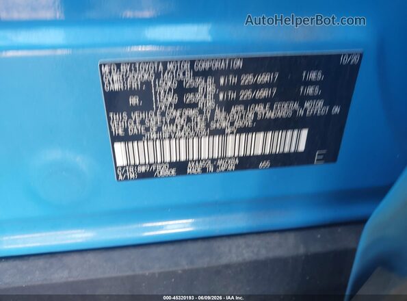 JTMH1RFV4MD067061 2021 TOYOTA RAV4 Blue ძრავის განყოფილების ხედი