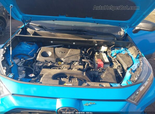 JTMH1RFV4MD067061 2021 TOYOTA RAV4 Blue უკანა ხედი