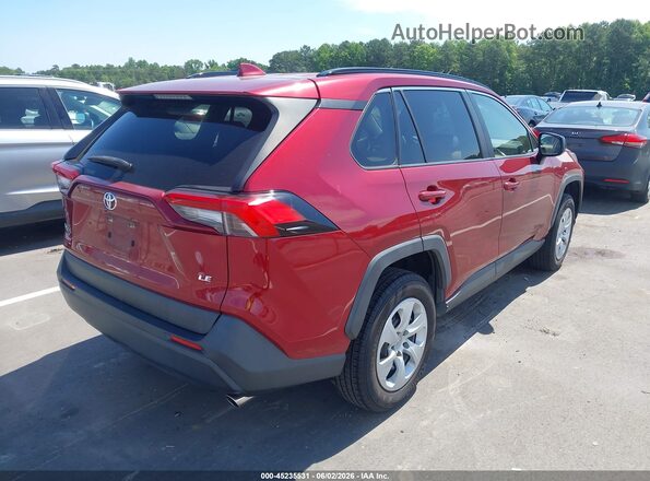 JTMH1RFV8KJ004284 2019 TOYOTA RAV4 Red Rear right