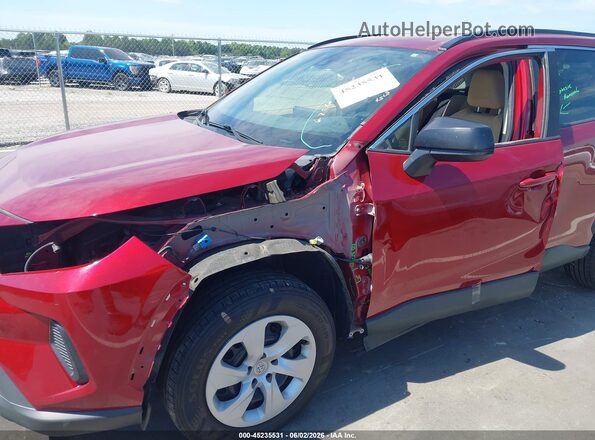JTMH1RFV8KJ004284 2019 TOYOTA RAV4 Red Front view