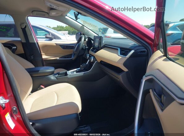 JTMH1RFV8KJ004284 2019 TOYOTA RAV4 Red Front interior view