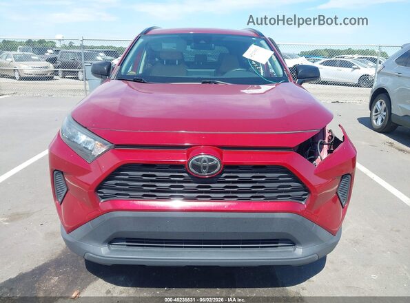 JTMH1RFV8KJ004284 2019 TOYOTA RAV4 Red Rear interior view
