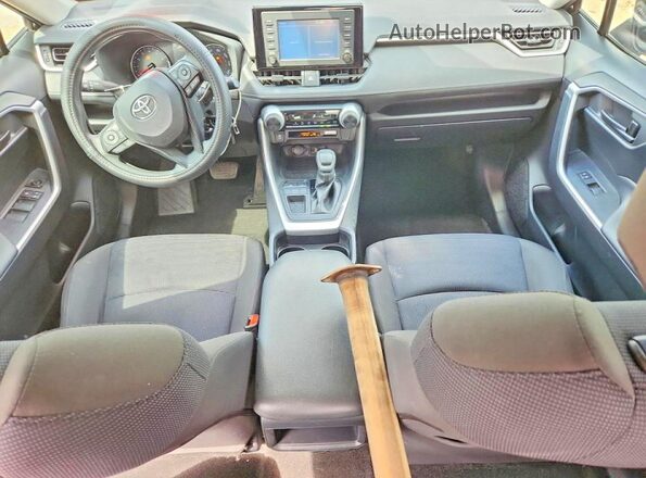 JTMH1RFV9KD035185 2019 TOYOTA RAV4 Black Առջևի վահանակի տեսք