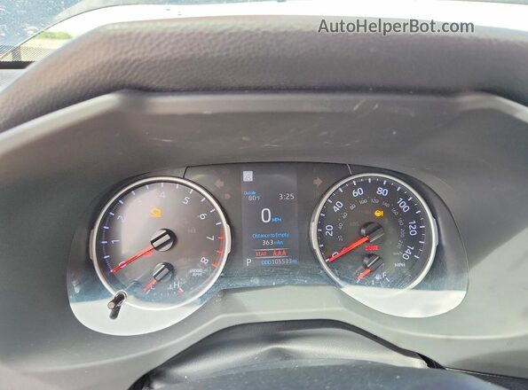 JTMH1RFV9KD035185 2019 TOYOTA RAV4 Black Սարքավորումների վահանակի տեսք