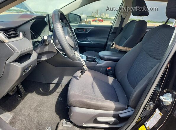 JTMH1RFV9KD035185 2019 TOYOTA RAV4 Black Սալոնի դիմացի տեսք