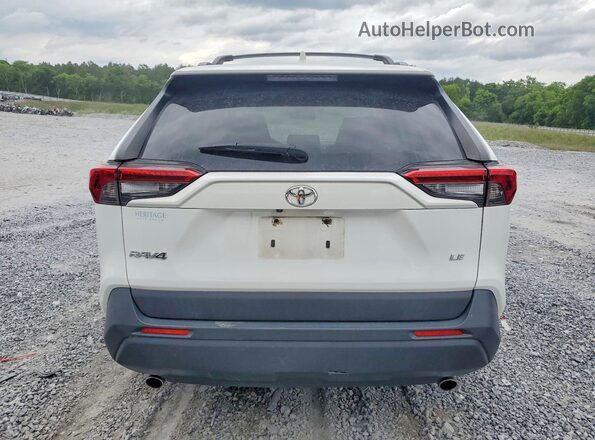 JTMH1RFVXKJ006943 2019 TOYOTA RAV4 White Rear view