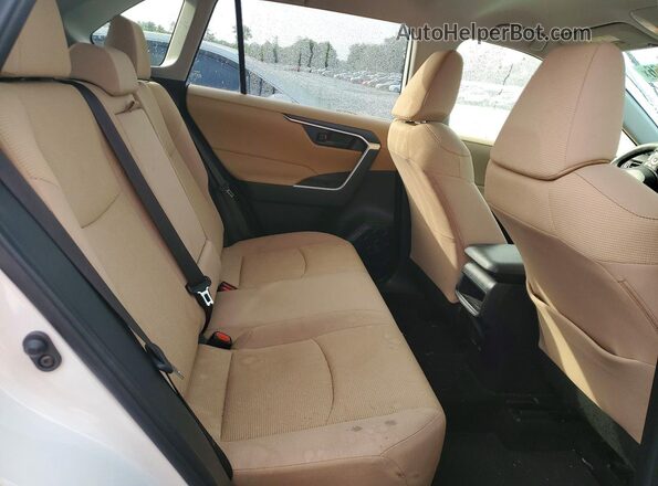 JTMH1RFVXKJ006943 2019 TOYOTA RAV4 White Rear seats view