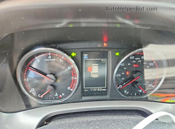 JTMJFREV6JJ208018 2018 TOYOTA RAV4 Gray ხელსაწყოთა პანელის ხედი