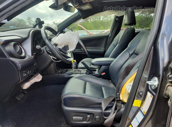 JTMJFREV6JJ208018 2018 TOYOTA RAV4 Gray წინა სალონის ხედი