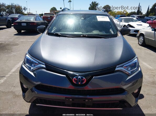 JTMJJREV6JD252615 2018 TOYOTA RAV4 HYBRID Gray Սարքավորումների վահանակի տեսք