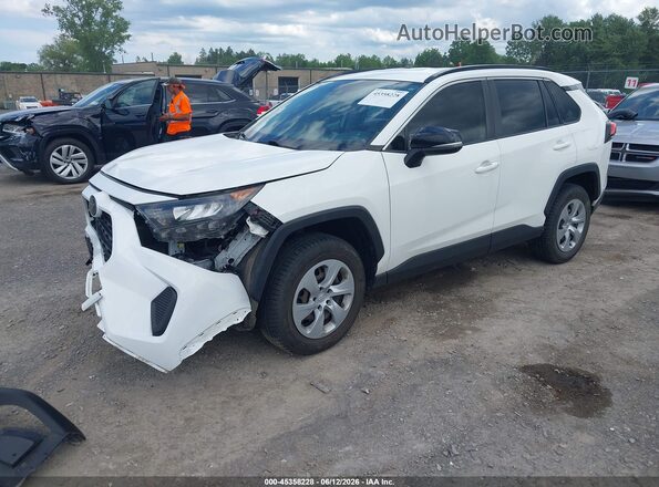 JTMK1RFV4KJ015627 2019 TOYOTA RAV4 Белый Передняя левая четверть
