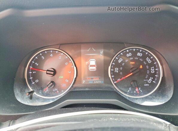 JTMK1RFV8LD060876 2020 TOYOTA RAV4 Silver Սարքավորումների վահանակի տեսք