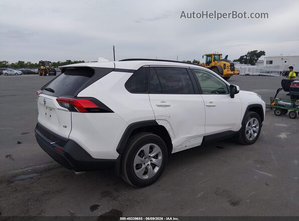 JTMK1RFV9KJ008639 2019 TOYOTA RAV4 White უკანა მარჯვენა