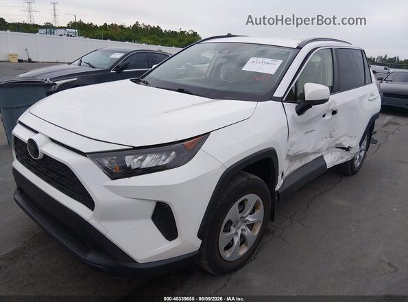 JTMK1RFV9KJ008639 2019 TOYOTA RAV4 White წინა მარცხენა ხედი სამი მეოთხედიდან