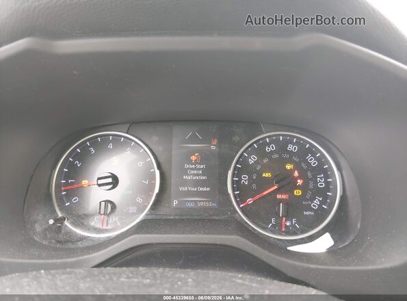 JTMK1RFV9KJ008639 2019 TOYOTA RAV4 White უკანა სავარძლების ხედი