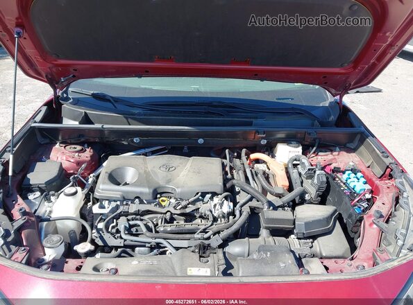 JTMLWRFV0ND565593 2022 TOYOTA RAV4 HYBRID Красный Вид сзади