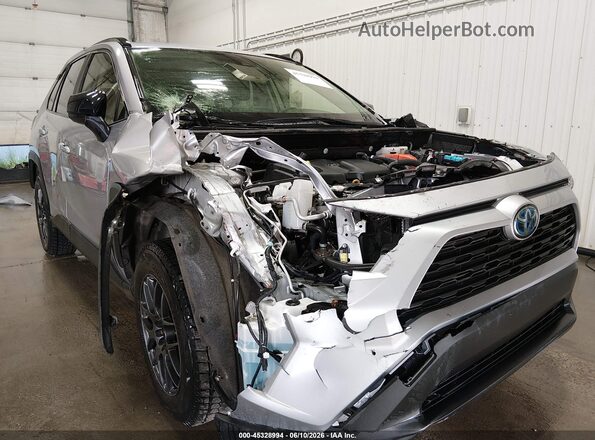 JTMLWRFV1KD013998 2019 TOYOTA RAV4 HYBRID Серебряный Вид спереди