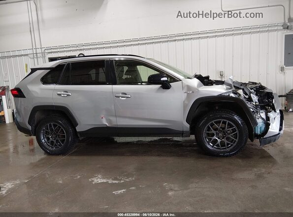 JTMLWRFV1KD013998 2019 TOYOTA RAV4 HYBRID Серебряный Панорамный вид салона 360°
