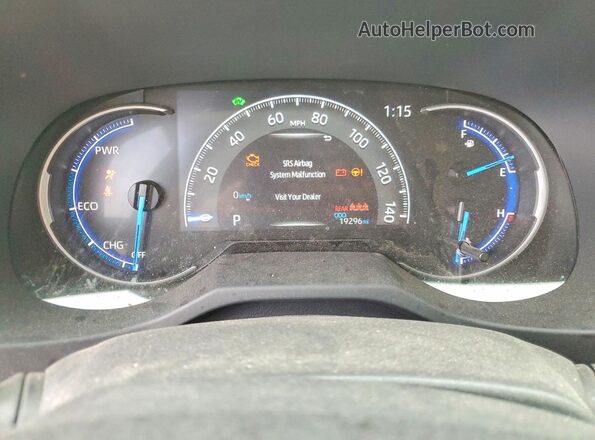 JTMLWRFV1SD593320 2025 TOYOTA RAV4 Белый Вид щитка приборов