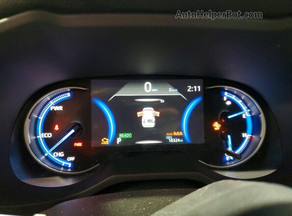 JTMLWRFV3SD310433 2025 TOYOTA RAV4 Белый Вид щитка приборов