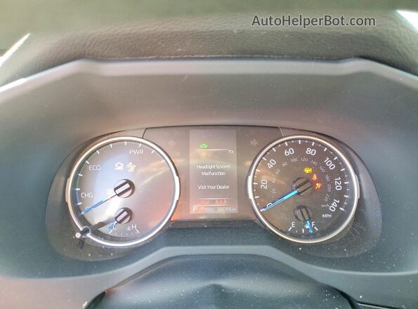 JTMLWRFV6LD058162 2020 TOYOTA RAV4 White ხელსაწყოთა პანელის ხედი