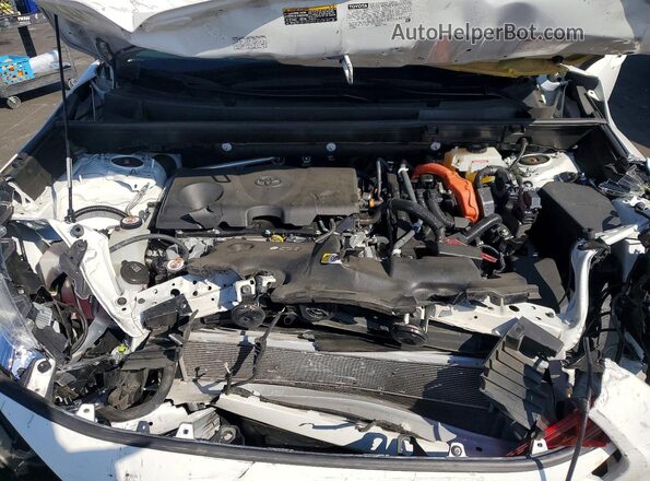 JTMLWRFV6LD058162 2020 TOYOTA RAV4 White ძრავის განყოფილების ხედი