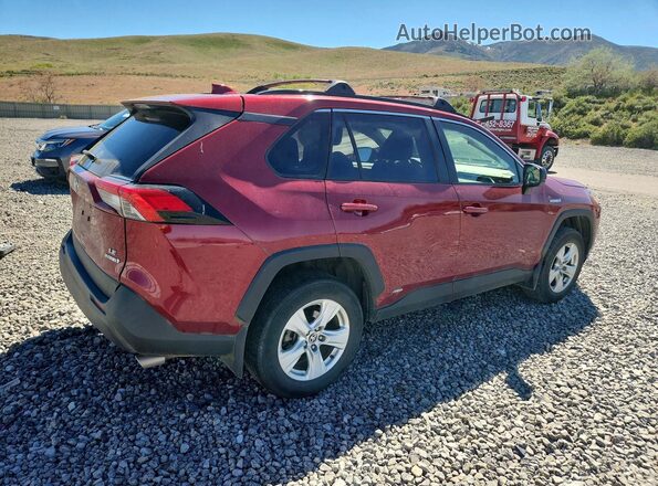 JTMLWRFV7KD041899 2019 TOYOTA RAV4 Red 