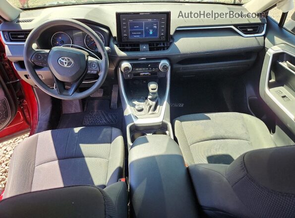JTMLWRFV7KD041899 2019 TOYOTA RAV4 Red 