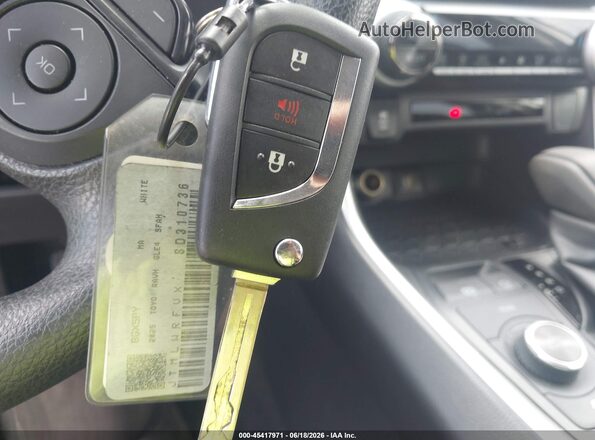JTMLWRFVXSD310736 2025 TOYOTA RAV4 HYBRID White Առջևի վահանակի տեսք