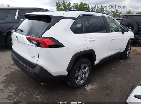 JTMLWRFVXSD336754 2025 TOYOTA RAV4 HYBRID White Trasero derecho
