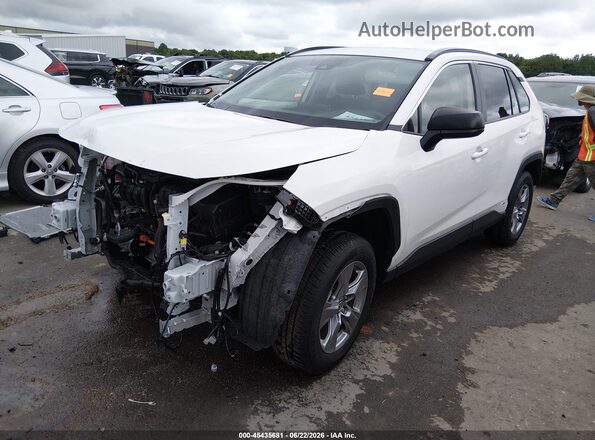 JTMLWRFVXSD336754 2025 TOYOTA RAV4 HYBRID White Vista tres cuartos delantera izquierda