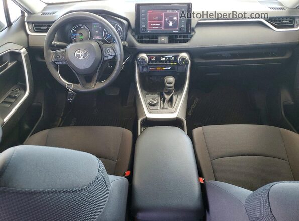 JTMM6RFV5MD014823 2021 TOYOTA RAV4 White Dashboard view